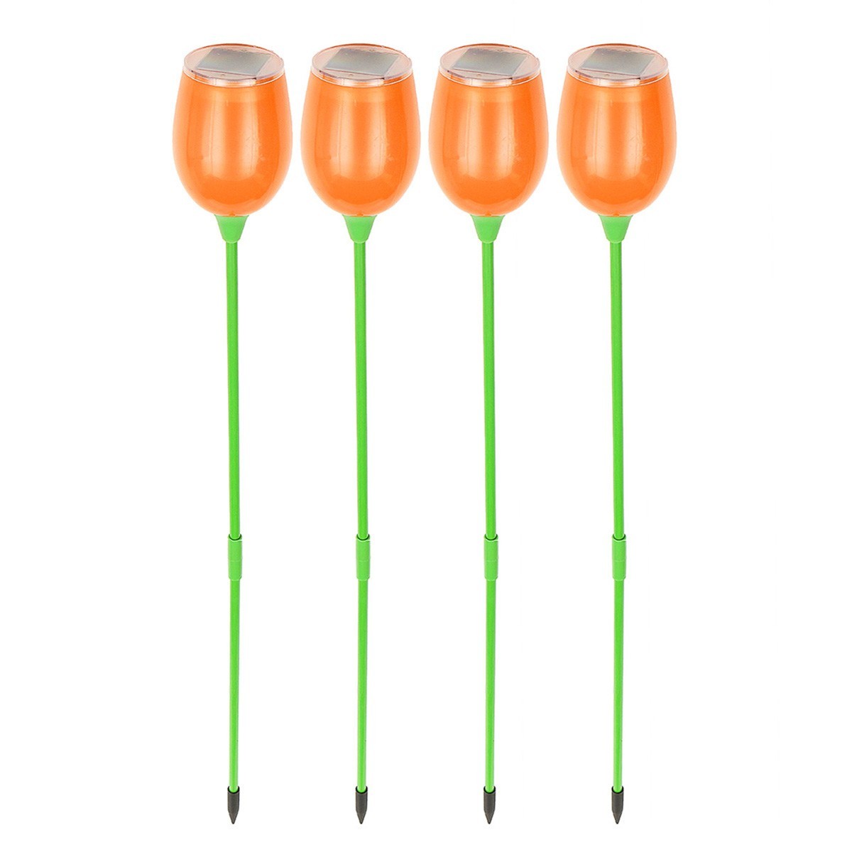 4PCS Solar Power LED Buried In Ground Lights Garden Path Lawn Fence Lighting Lamp