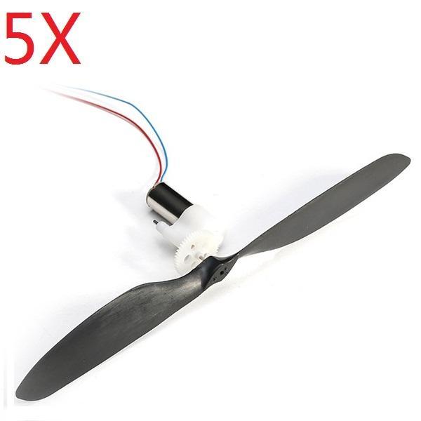 5PCS Gear Box 720 Coreless CW Motor + Propeller Combo Set For RC Models DIY