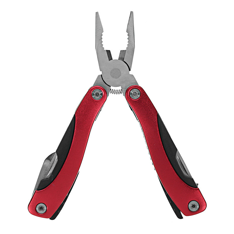 K-MASTER 9 in 1 Stainless Steel Multifunction Fishing Pliers Folding Knife Screwdriver Opener Tools