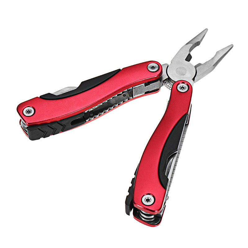 K-MASTER 9 in 1 Stainless Steel Multifunction Fishing Pliers Folding Knife Screwdriver Opener Tools