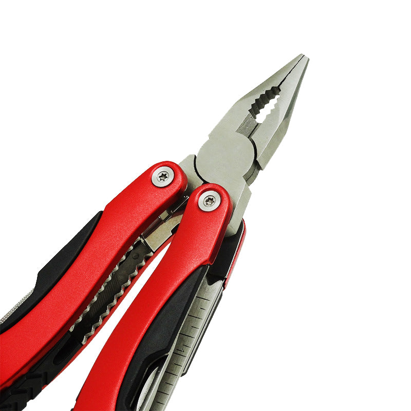 K-MASTER 9 in 1 Stainless Steel Multifunction Fishing Pliers Folding Knife Screwdriver Opener Tools