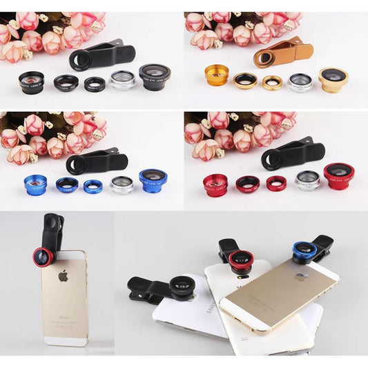 Color: Blue - Clear Image with 5 Clip and Snap Lens for your Smartphone