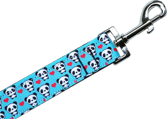 Panda Love Nylon Pet Leash 3/8in by 6ft