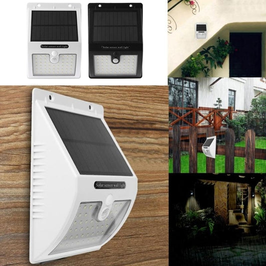 Solar Power 48 LED PIR Motion Sensor Wall Light Outdoor Waterproof Yard Path Garden Security Lamp