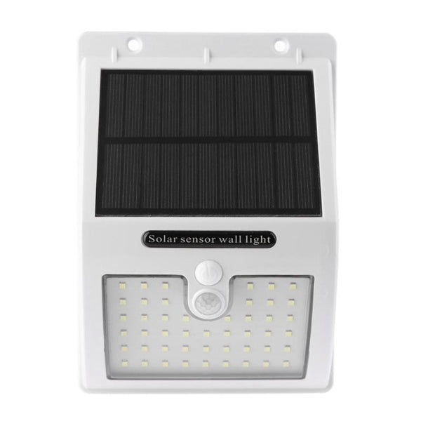 Solar Power 48 LED PIR Motion Sensor Wall Light Outdoor Waterproof Yard Path Garden Security Lamp