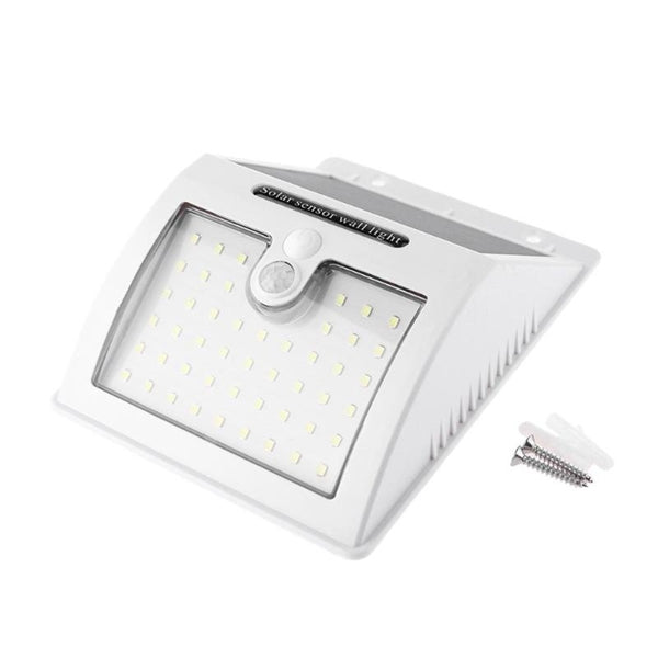 Solar Power 48 LED PIR Motion Sensor Wall Light Outdoor Waterproof Yard Path Garden Security Lamp