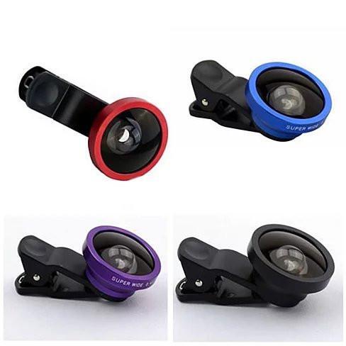 Color: Black - SUPER WIDE Clip and Snap Lens for iPhone and any Smartphone