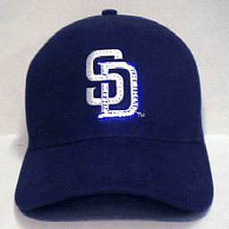 San Diego Padres Flashing Fiber Optic Cap