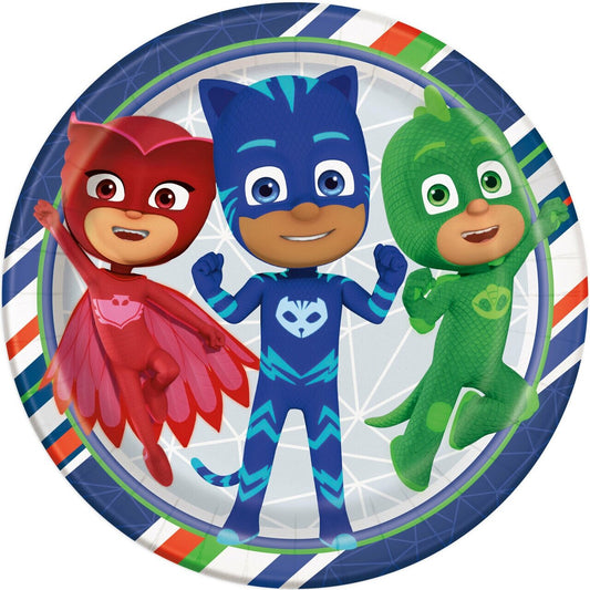 PJ Masks 9 Inch Luncheon Plates 8ct