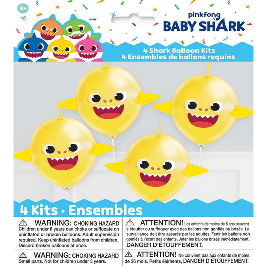 Pinkfong Baby Shark - 4 Baby Shark Balloon Kit