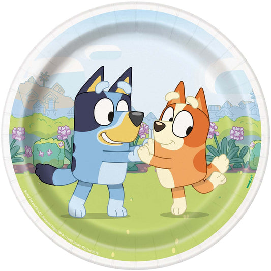 Bluey 7" Party Dessert Plates [8 per Pack]