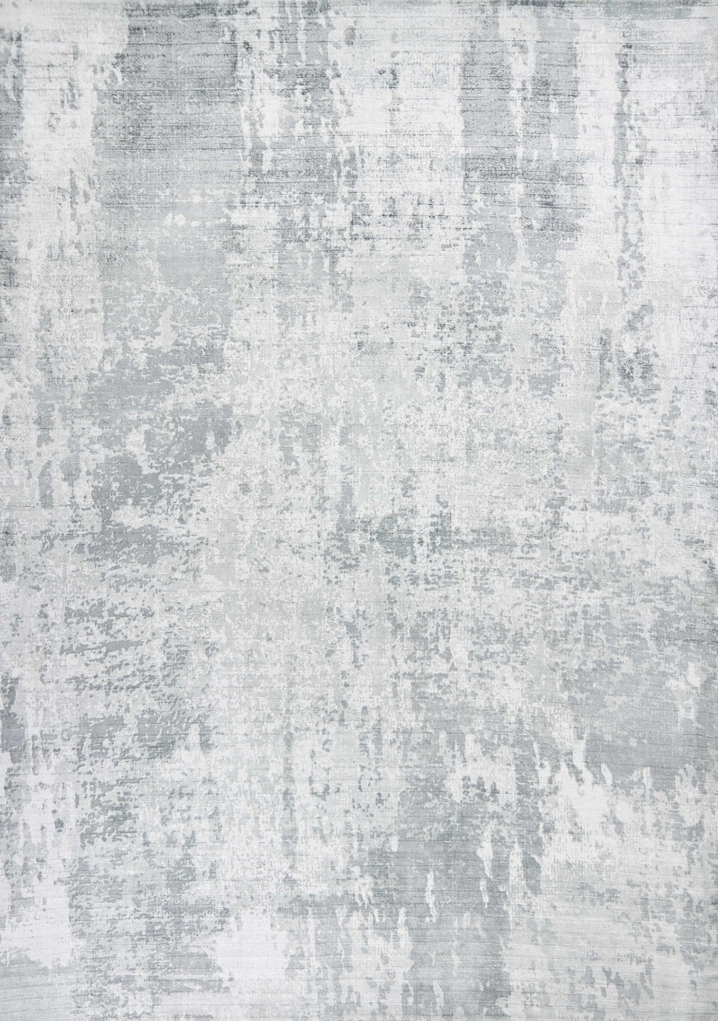 8'X10' Dew Grey Hand Loomed Abstract Brushstroke Indoor Area Rug