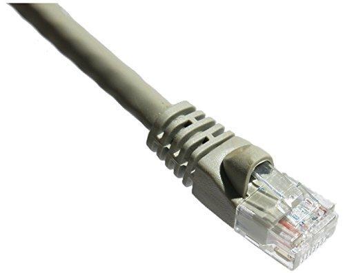 Axiom 14ft cat5e 350mhz patch cable molded boot (gray)