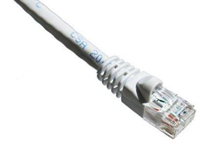 Axiom 7ft cat5e 350mhz patch cable molded boot (white)