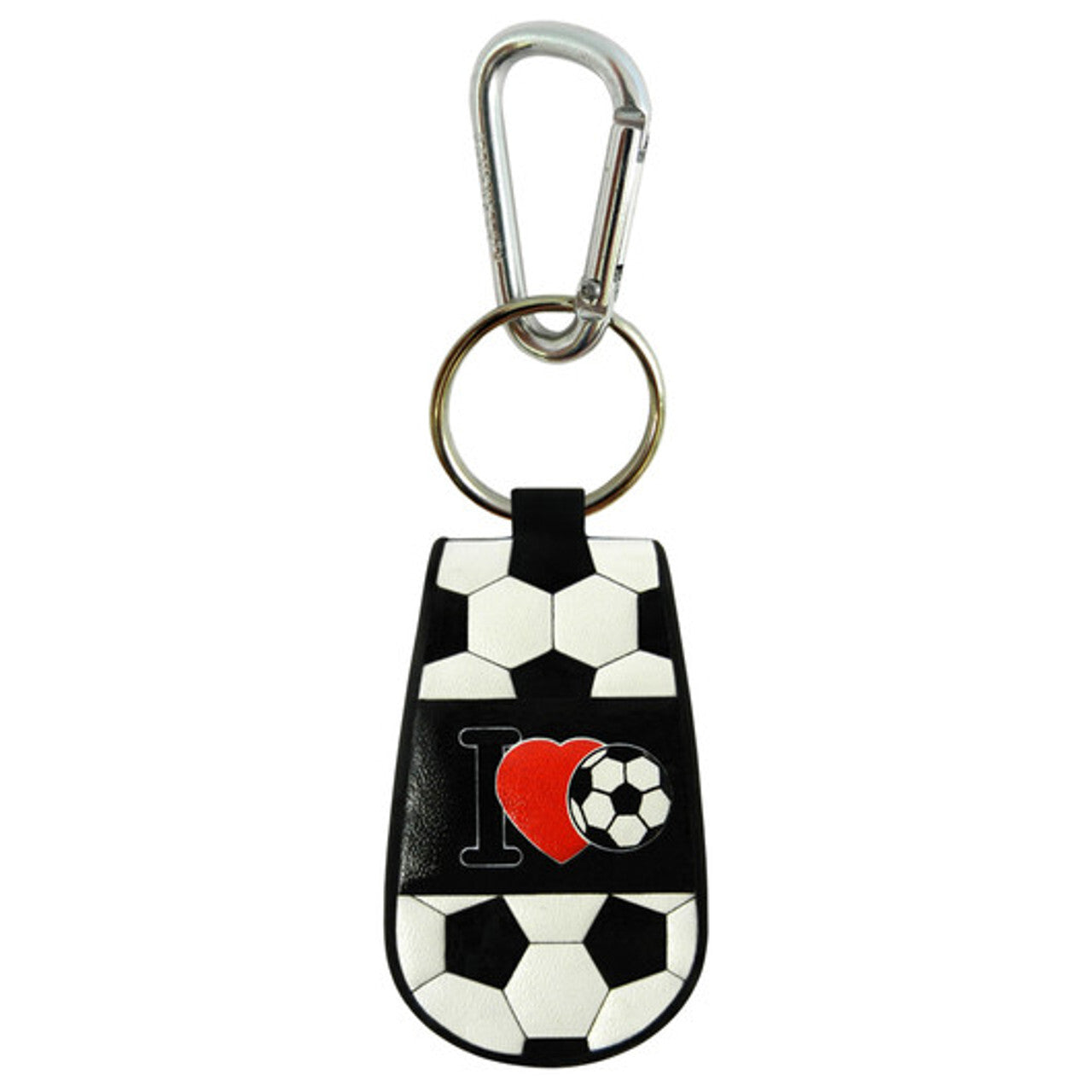 I Love Soccer Keychain Classic Soccer CO