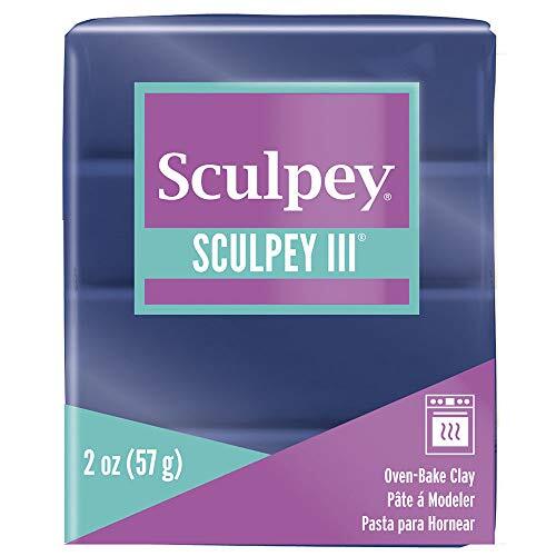 Sculpey III Polymer Clay Navy Pearl