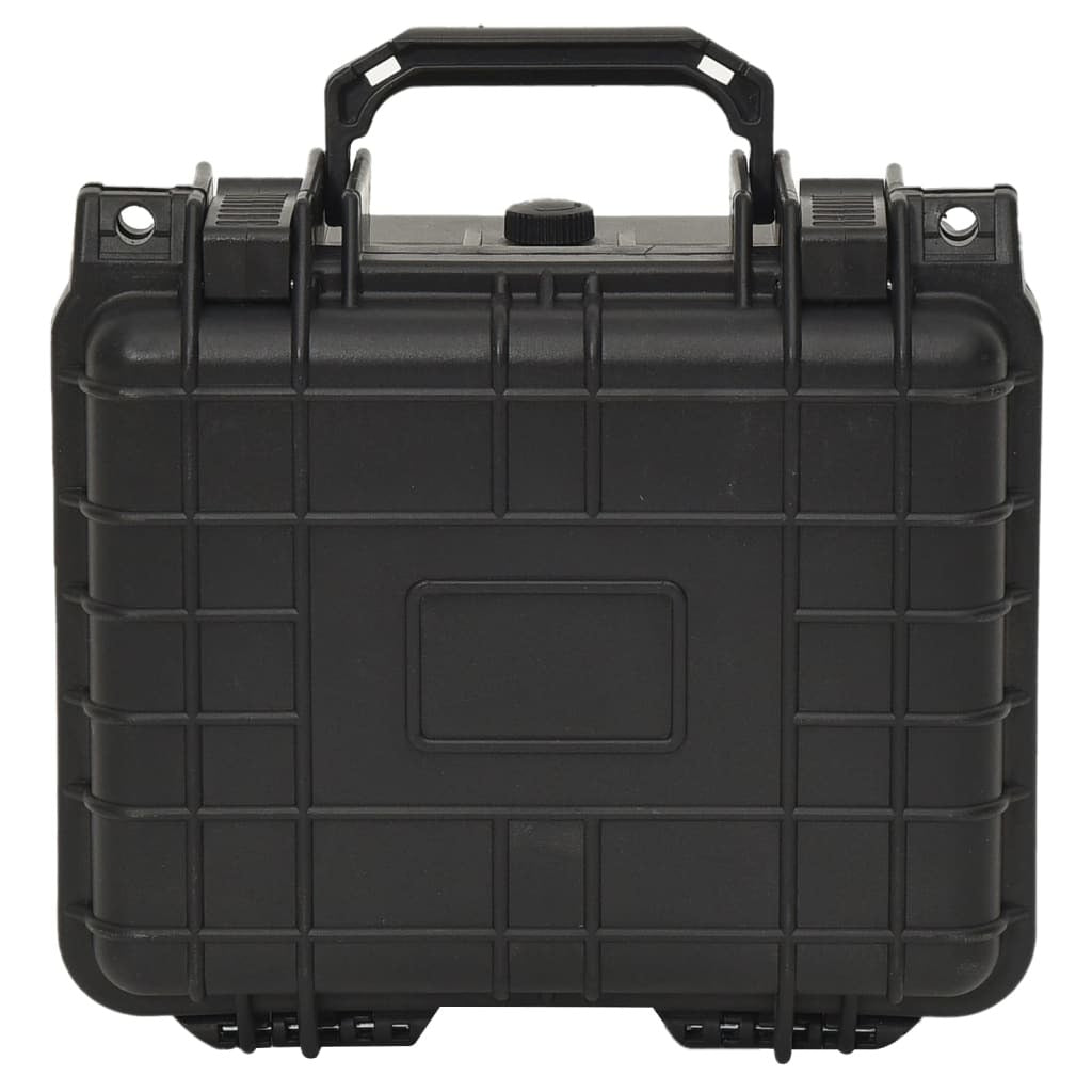 vidaXL Portable Flight Case Black 10.6"x9.8"x7.1" PP