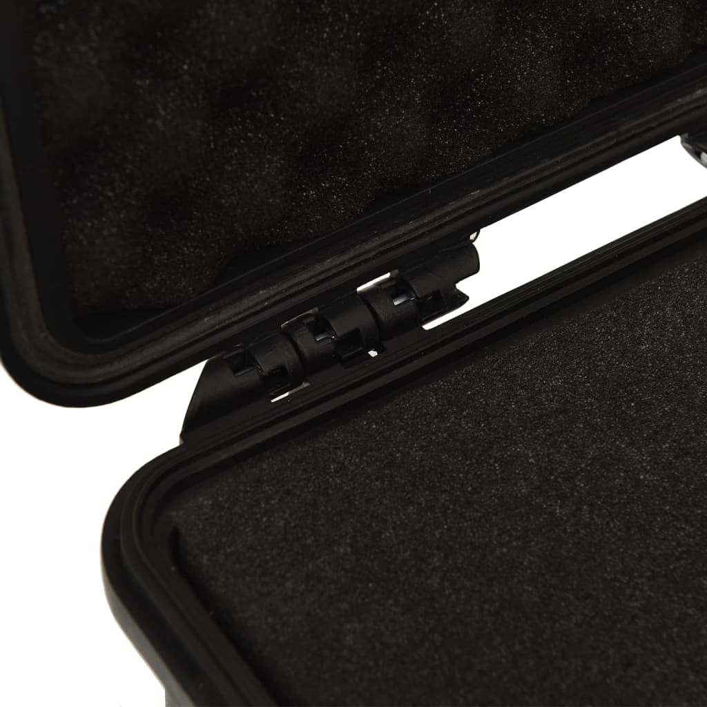 vidaXL Portable Flight Case Black 10.6"x9.8"x7.1" PP