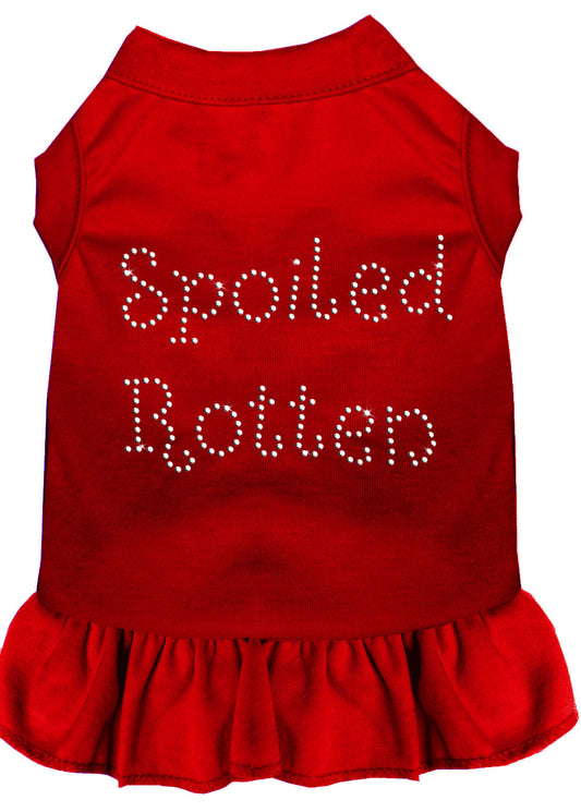 Spoiled Rotten Rhinestone Dress Red 4X