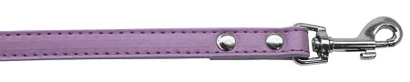 Premium plain pet leash 1/2" wide x 4' long Lavender