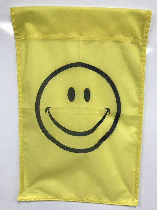 Smiley Face Flag 12x18 Garden Style CO