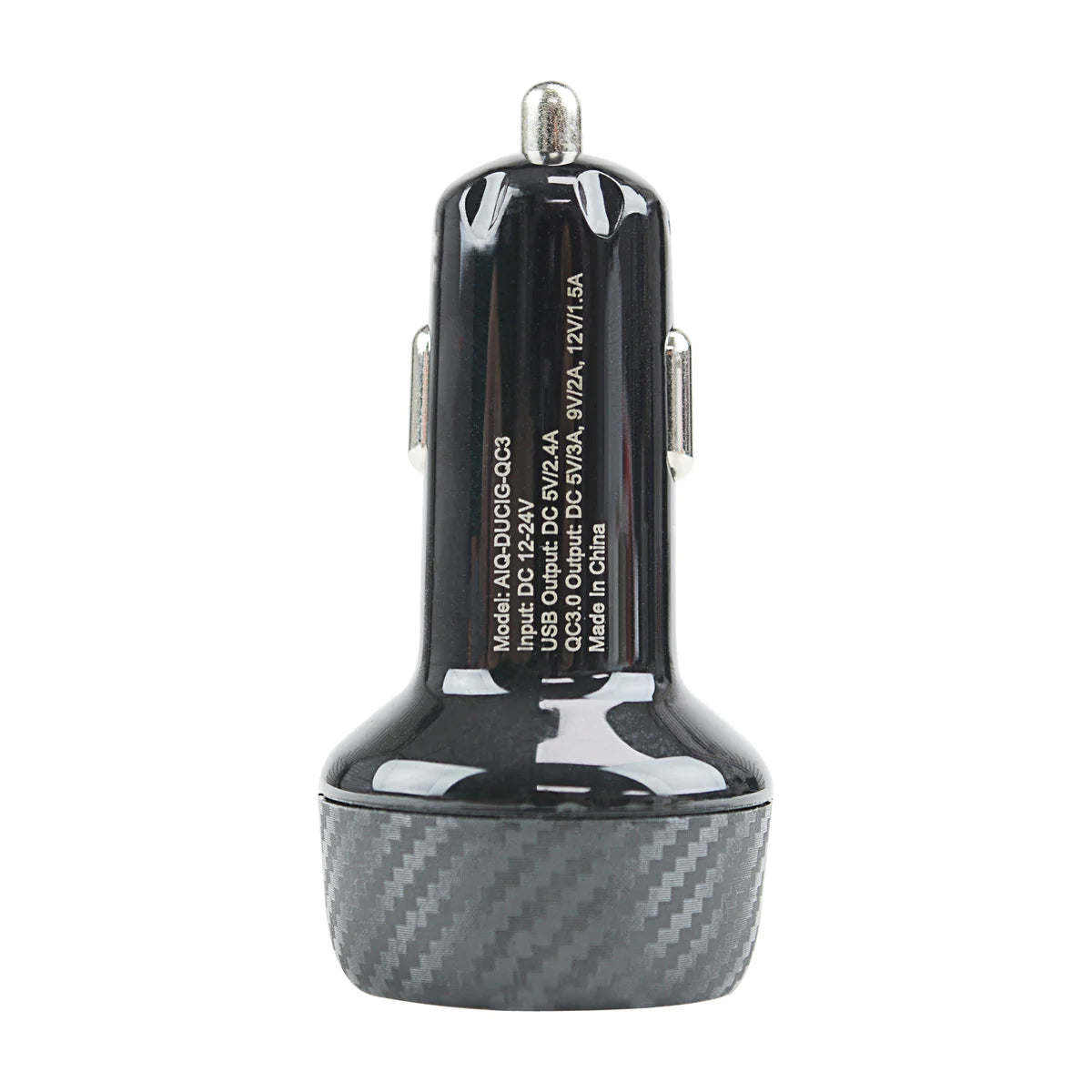 Audiopipe 2.4 Amp Dual USB Car Charger - QC3.0 + USB A