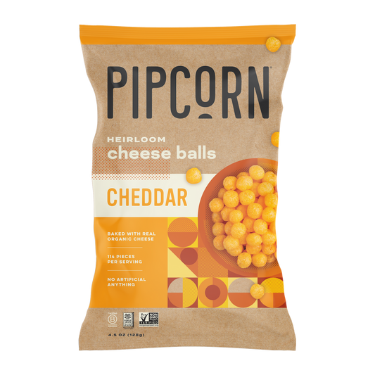 Pipcrn ched cheese balls ( 12 x 4.5 oz   )