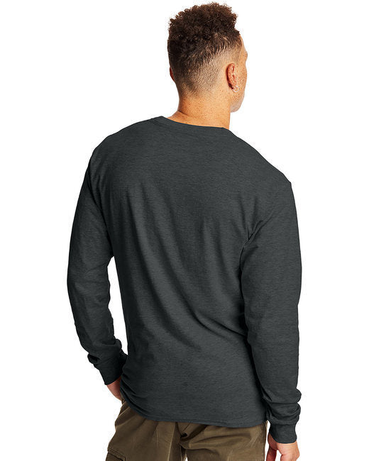 Hanes 5186 Adult Long-Sleeve Beefy-T