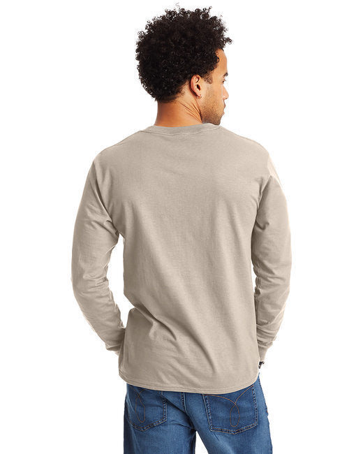 Hanes 5186 Adult Long-Sleeve Beefy-T