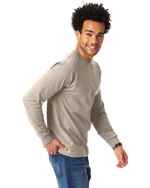 Hanes 5186 Adult Long-Sleeve Beefy-T