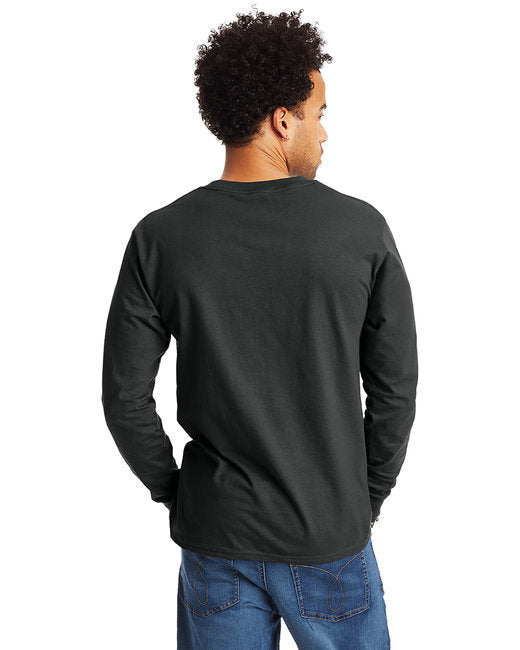 Hanes 5186 Adult Long-Sleeve Beefy-T