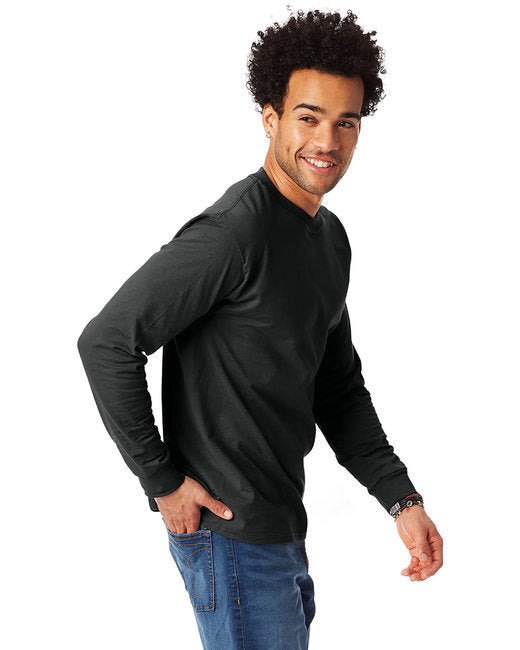 Hanes 5186 Adult Long-Sleeve Beefy-T