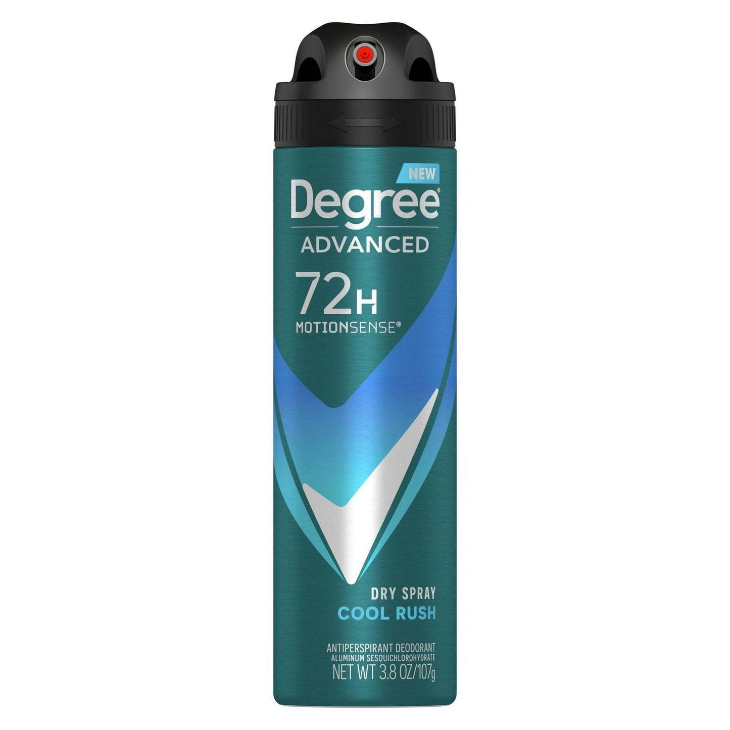 Degree Advanced Long Lasting Antiperspirant Deodorant Dry Spray, Cool Rush, 3.8 oz