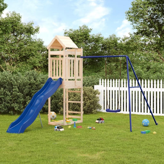 Outdoor Playset Solid Wood Pine