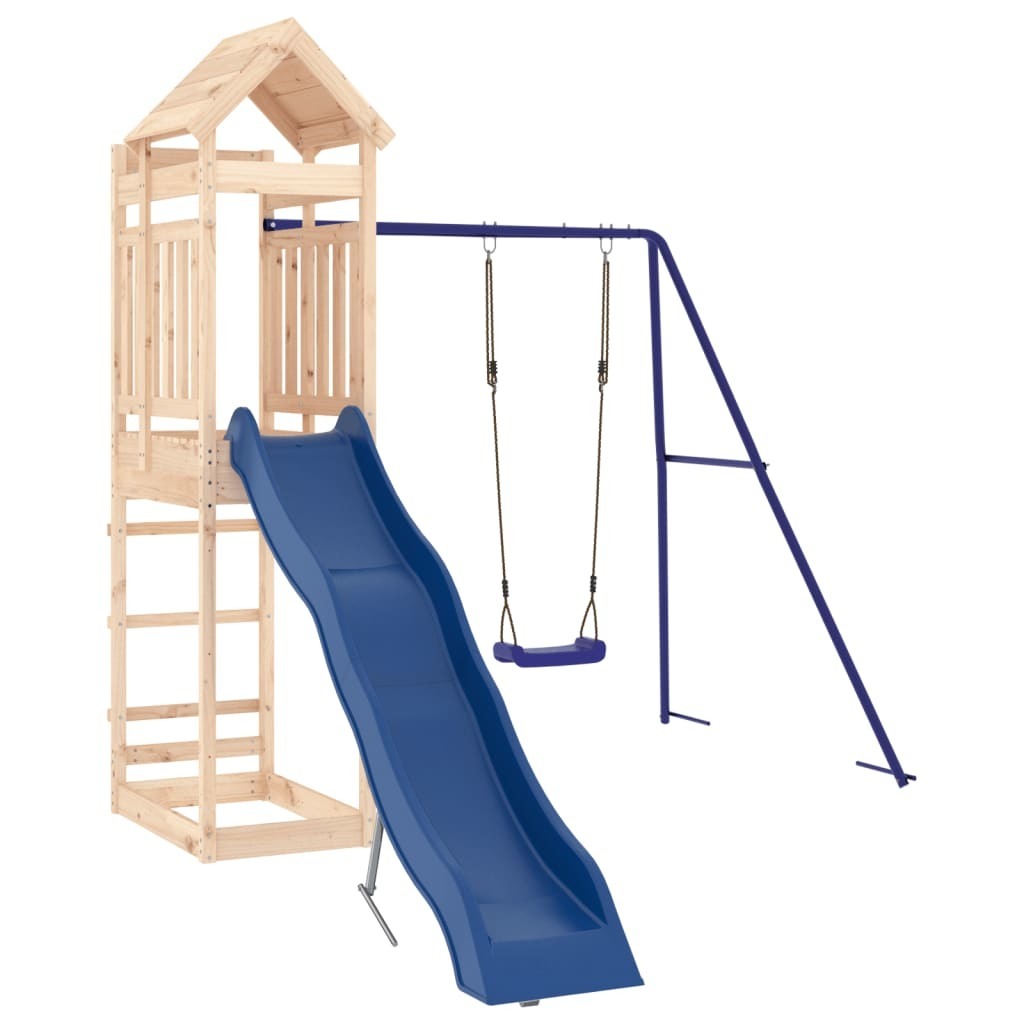 Outdoor Playset Solid Wood Pine