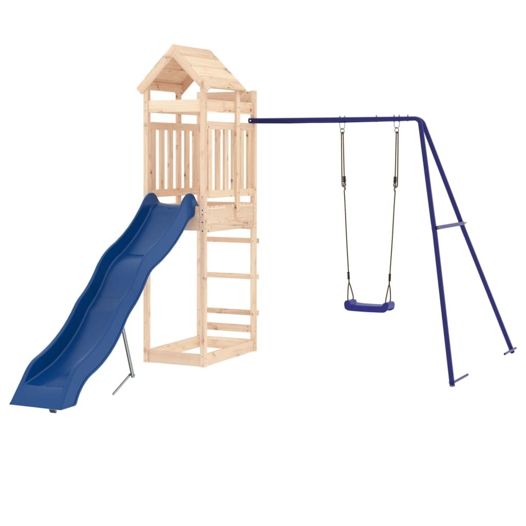 Outdoor Playset Solid Wood Pine