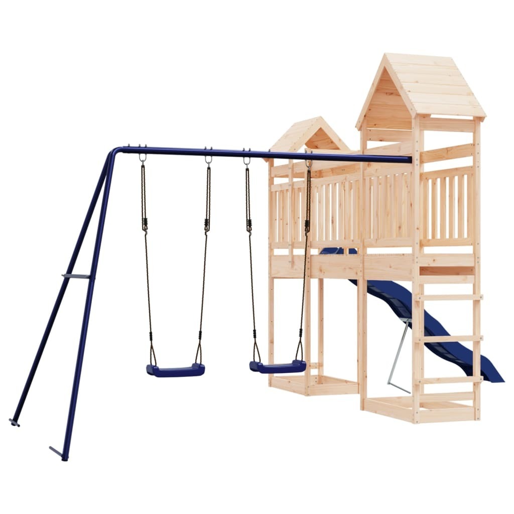 Outdoor Playset Solid Wood Pine