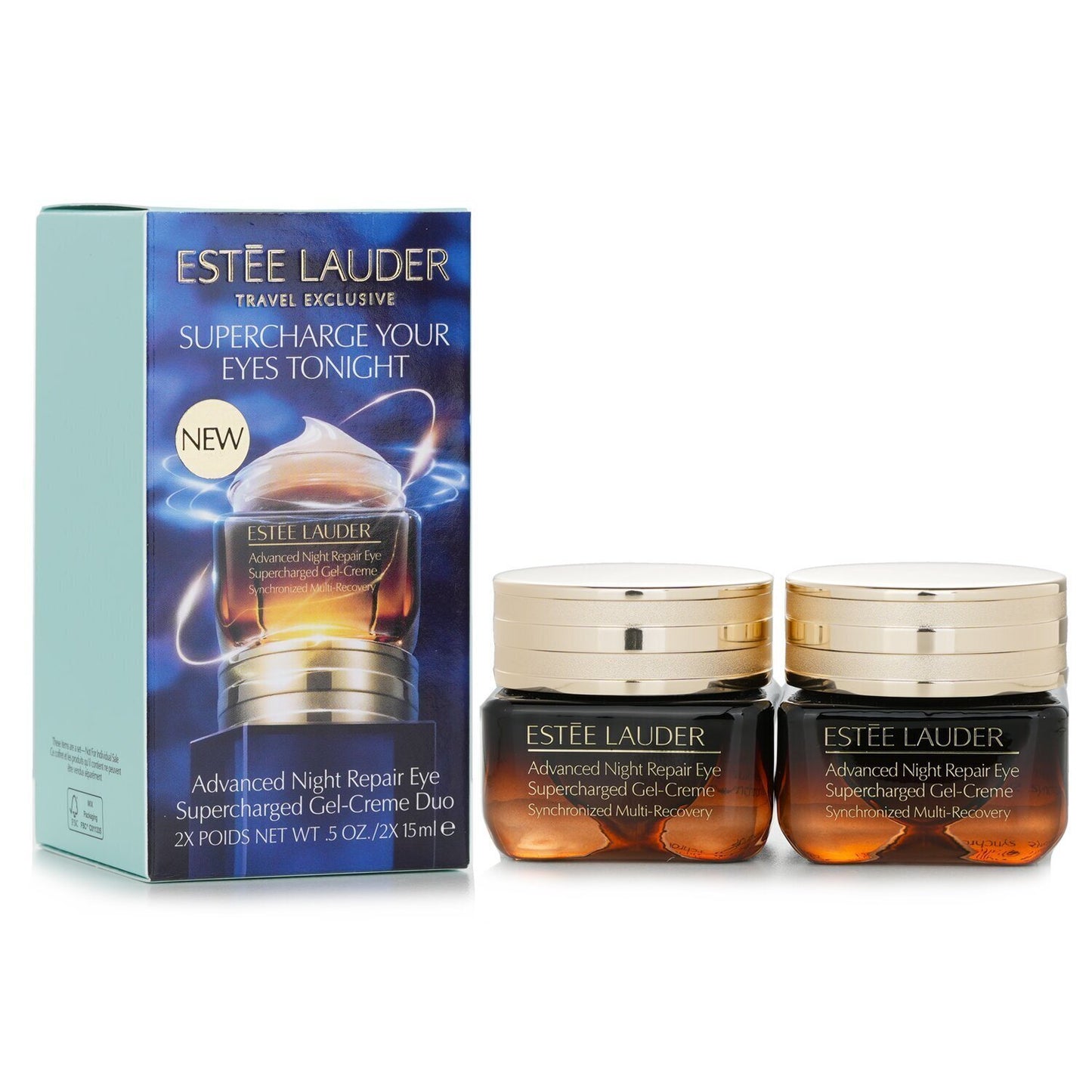 ESTEE LAUDER - (MHS) Advanced Night Repair Eye Supercharged Gel-Creme Duo 608641 2x15ml