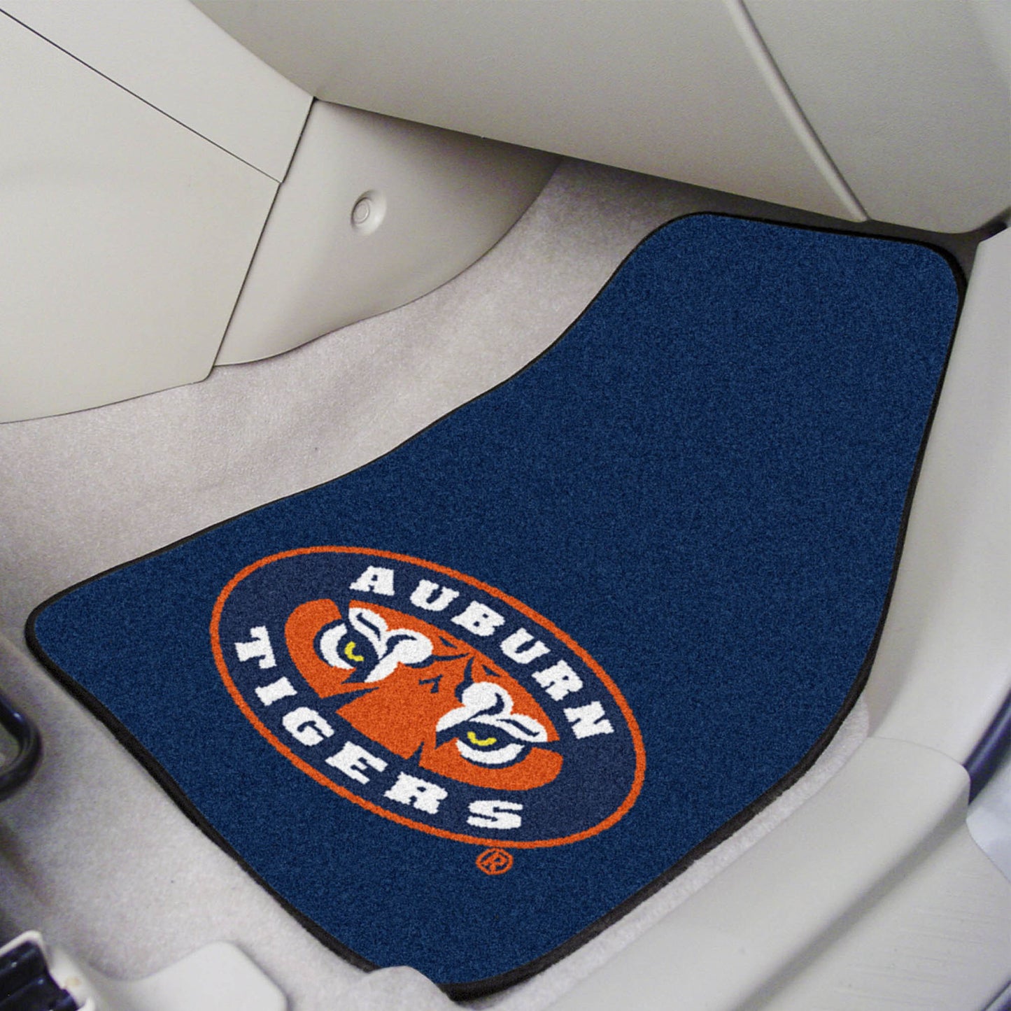 Auburn 2-pc Carpeted Car Mats 17"x27"