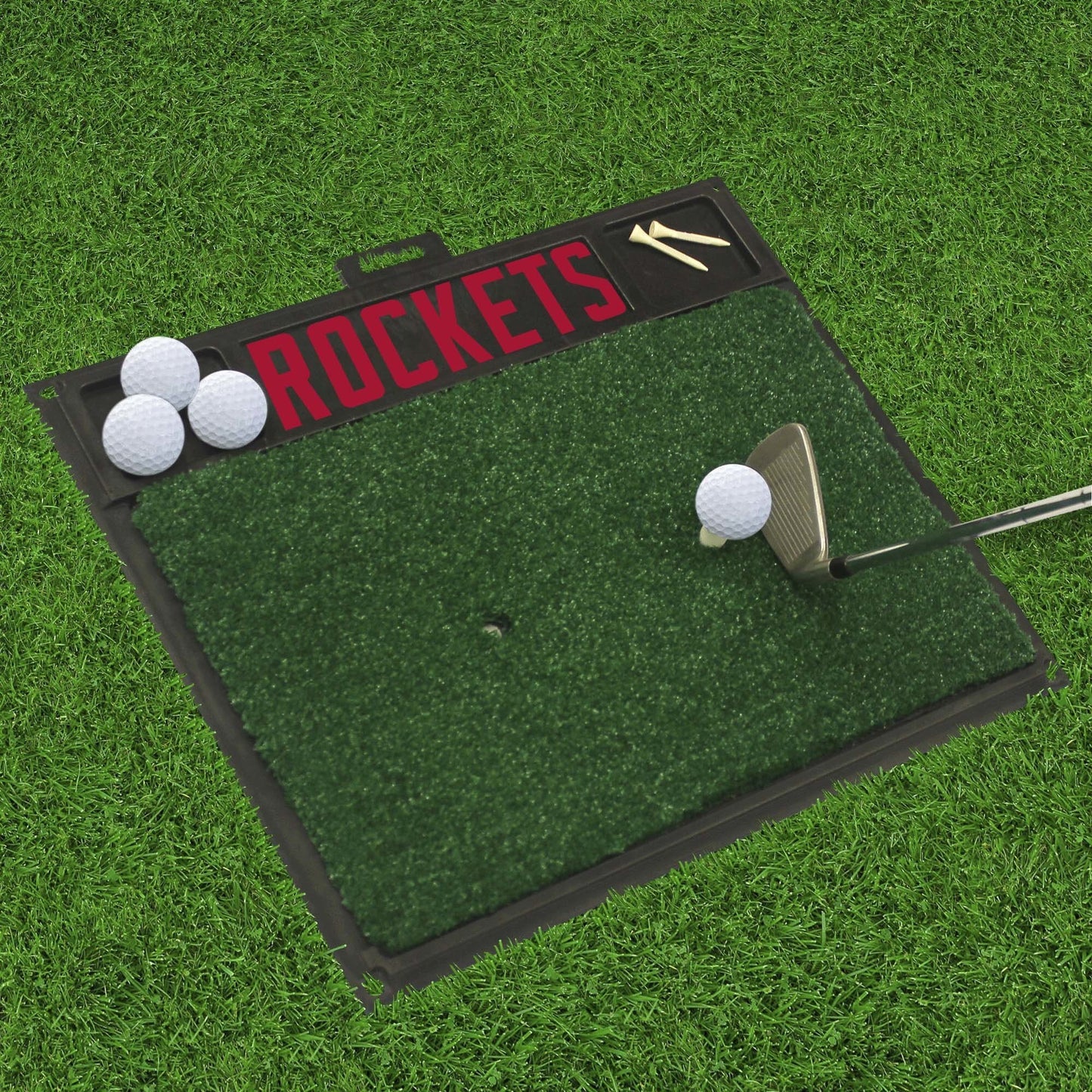 NBA - Houston Rockets Gold Hitting Mat 20" x 17"