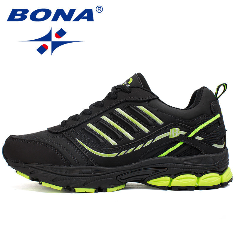 BONA New Hot Style Women Running Shoes Outdoor Activities Sport Shoes Lace Up Popular Sneakers Comfortable Athletic Shoes Ladies