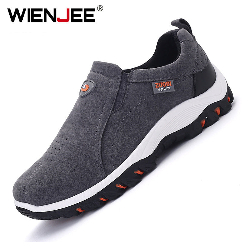 2022 New Loafers Sneakers For Men Shoes Outdoors Breathable Flock Male Footwear Walking Comfortable Slip-On Shoes Men