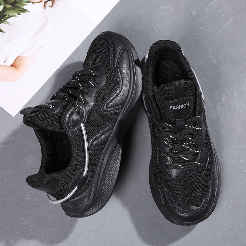 New casual shoes running shoes women's shoes fly woven casual sports shoes autumn tide