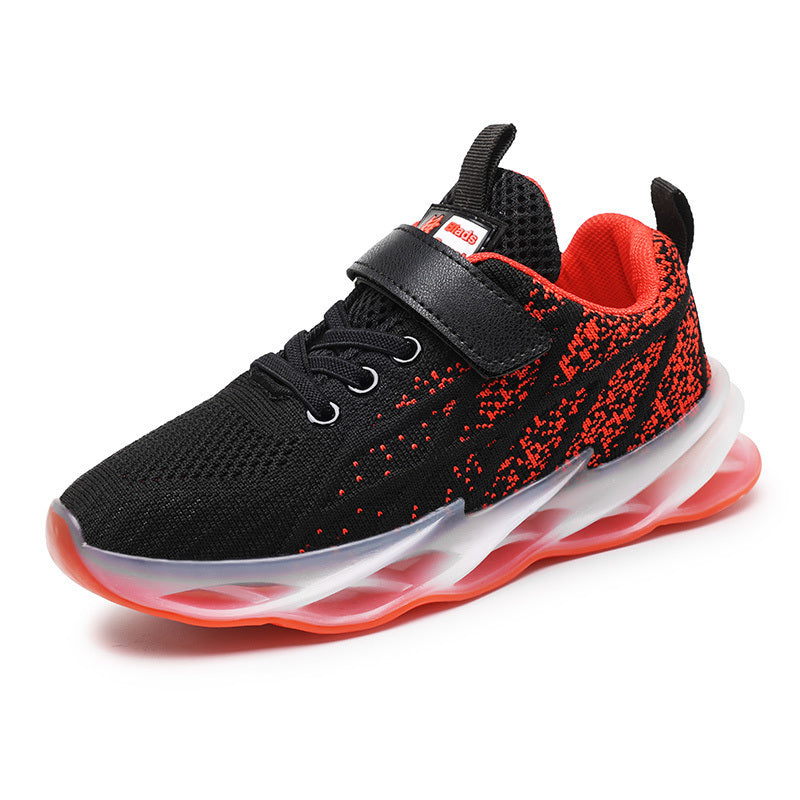 Summer Children Shoes Boys Cushion Sport Shoes Kids Breathable Tenis Infantil Light Student Outdoor Running Shoes Mesh Zapatilla