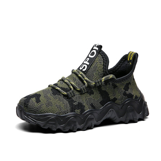 Summer Children Sports Shoes Military Training Camouflage Boys Sneakers Army Green Outdoor Kids Running Shoes For Girls Trainers