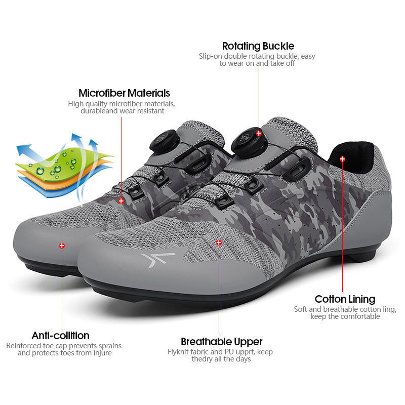 Cycling Sneaker Mtb Cleats Shoes Men Flat Pedal Bicycle Shoes Women Road Bike Boots Speed Sneakers Mountain Bike SPD Footwear