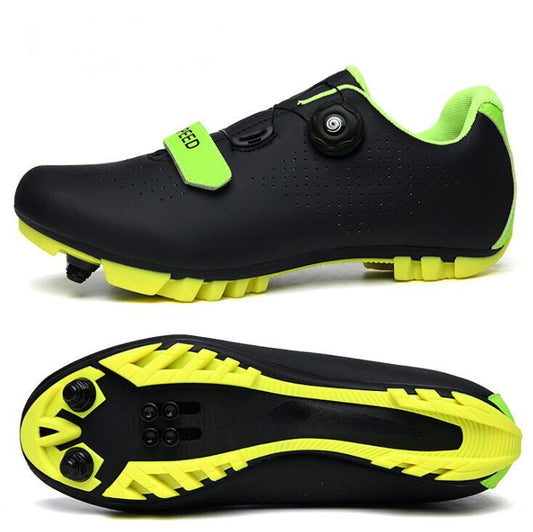 Men Mtb Cycling Shoes with Cleats Sport Road Bike Boots Speed Cycling Sneaker Racing Women Flat Pedal Bicycle Shoes Mountain SPD