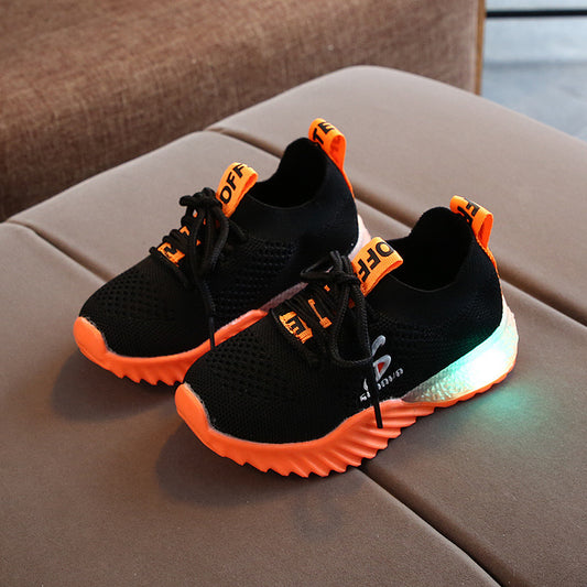 Size 21-30 Children Sneakers with Luminous Sole Children's Led Shoes Boys Girls Lighted Sneakers Glowing Shoes for Kid Tenis