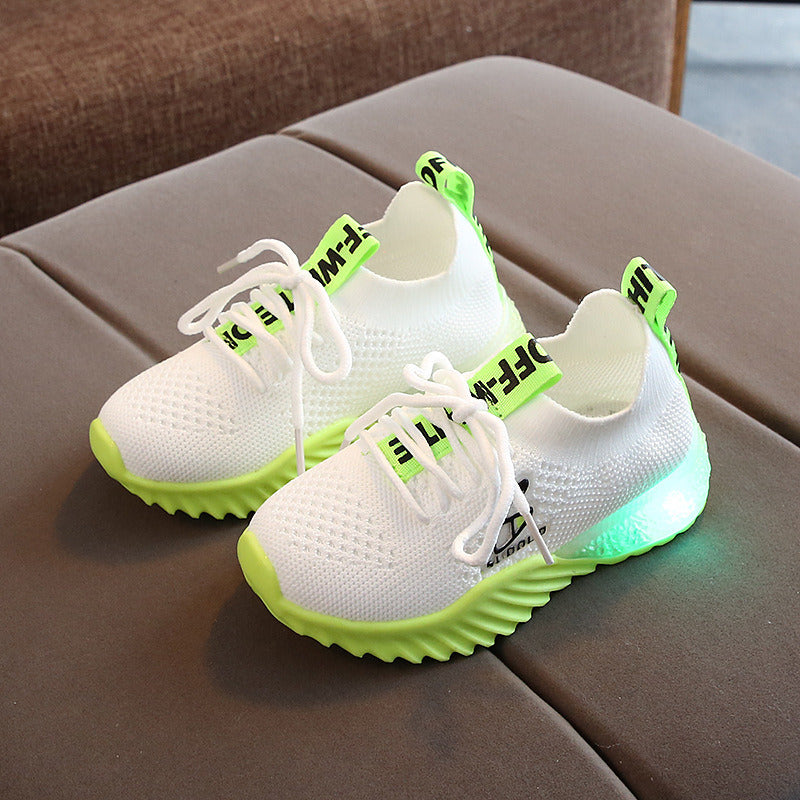 Size 21-30 Children Sneakers with Luminous Sole Children's Led Shoes Boys Girls Lighted Sneakers Glowing Shoes for Kid Tenis