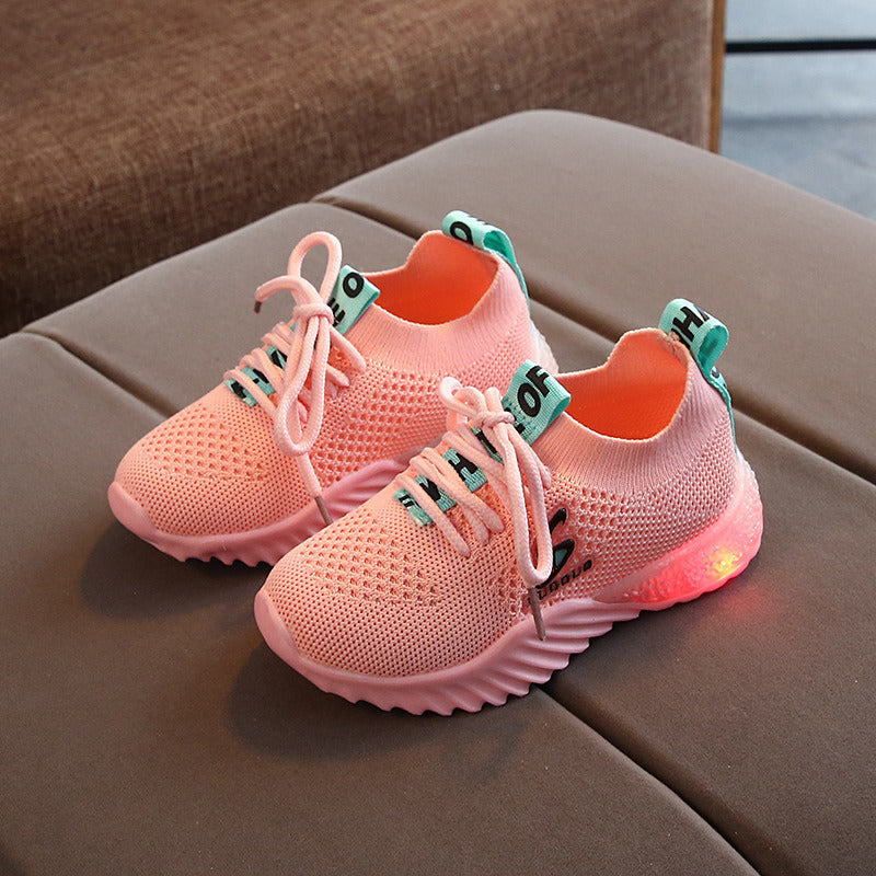 Size 21-30 Children Sneakers with Luminous Sole Children's Led Shoes Boys Girls Lighted Sneakers Glowing Shoes for Kid Tenis